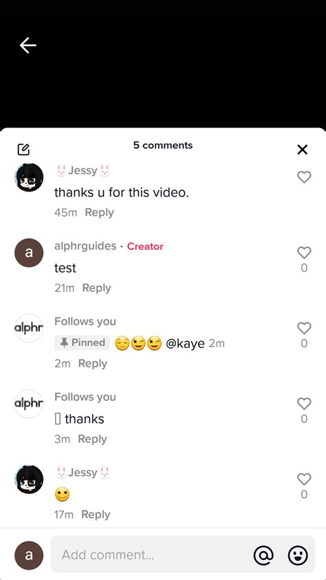 How To Pin Comments On Tiktok .